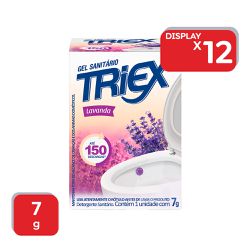 Desodorizador Gel Sanitário Triex Lavanda 7g - 12x... - Atacado Mirim