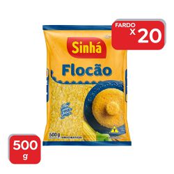Flocão de Milho Sinhá 500g - 20x500g - 16058 - Atacado Mirim