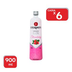 Gin Eternity Strawberry 900ml - 6x900ml - 18193 - Atacado Mirim