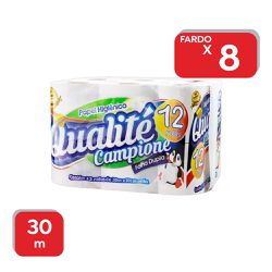 Papel Higiênico Qualité Cubo Folha Dupla 30m - 8x1... - Atacado Mirim