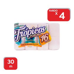 Papel Higiênico Trópicos Cubo 30m - 4x16 Un - 1885... - Atacado Mirim