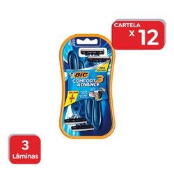 Aparelho de Barbear Bic Comfort 3 Advance - 1X12 U... - Atacado Mirim