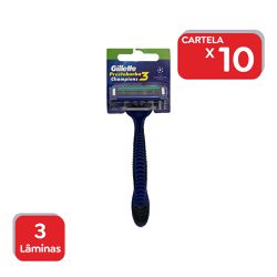 Aparelho de Barbear Prestobarba Gillette 3 Champio... - Atacado Mirim