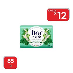 Sabonete Flor de Ypê Água de Coco e Alecrim 85g - ... - Atacado Mirim