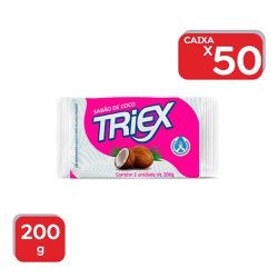 Sabão De Coco Triex Barra 200g - 50x200g - 19247 - Atacado Mirim