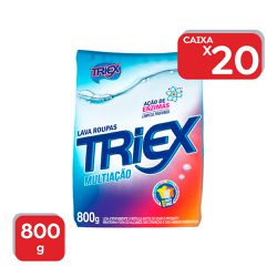 Lava Roupas Em Pó Sache Triex Multiação 800g - 1x2... - Atacado Mirim