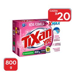 Lava Roupas Em Pó Tixan Maciez 800g - 1x20Un - 187... - Atacado Mirim