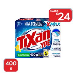 Lava Roupas Em Pó Tixan Primavera 400g - 1x24Un - ... - Atacado Mirim