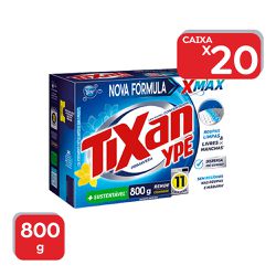 Lava Roupas Em Pó Tixan Primavera 800g - 1x20Un - ... - Atacado Mirim
