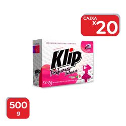 Lava Roupas Em Pó Klip Perfume Intenso 500g - 1x20... - Atacado Mirim