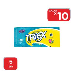 Sabão Glicerina Anil Triex Barra 5Un - 1x5Un - 224... - Atacado Mirim