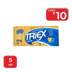 Sabão Glicerina Neutro Triex Barra 5Un - 1x5Un - 2... - Atacado Mirim