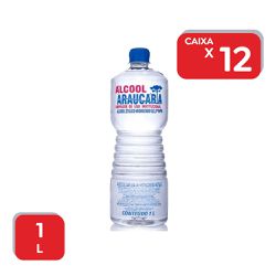 Álcool Líquido Araucária 92º 1L. - 1x12 Un. - 177... - Atacado Mirim