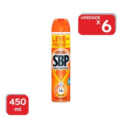 Inseticida SBP Aerosol Mult Insetos - 6x450ml - 20 - Atacado Mirim