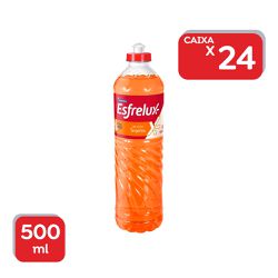 Detergente Líquido Esfrelux Tangerina 500ml - 24x5... - Atacado Mirim