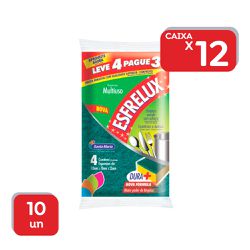 Esponja Lava Louça Esfrelux Multiuso Leve 4 Pague ... - Atacado Mirim