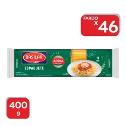 Macarrão Basilar Espaguete 400g - 46x400g - 19423 - Atacado Mirim