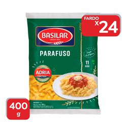 Macarrão Basilar Parafuso 400g - 24x400g - 19413 - Atacado Mirim