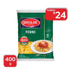 Macarrão Basilar Penne 400g - 24x400g - 19415 - Atacado Mirim