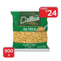 Macarrão Dallas Green Ave Maria 500g - 24x500g - 1... - Atacado Mirim