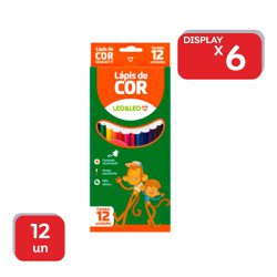 Lápis De Cor Léo & Léo 12Un - 6x12 Un - 19713 - Atacado Mirim