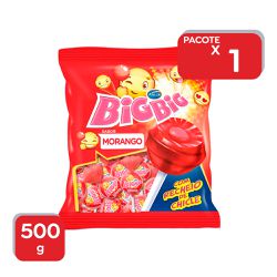 Pirulito Big Big Morango Arcor 500g - 374 - Atacado Mirim