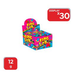 Pirulito Ring Loko Diamante 12g - 30x12g - 18965 - Atacado Mirim
