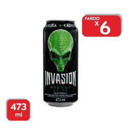 Energético Invasion Lata 473ml. - 6x473ml. - 19147 - Atacado Mirim