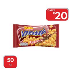 Salgadinho Amendupã Churrasco 50g - 20x50g - 1350 - Atacado Mirim