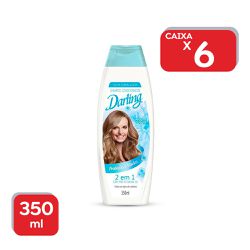 Shampoo Darling 2 Em 1 350ml - 1x6Un - 16382 - Atacado Mirim