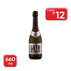 Champagne Sidra Branca Gota de Prata 660ml - 12x66... - Atacado Mirim