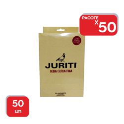 Papel Seda Fino Juriti 50Un - 50x50 Un - 10236 - Atacado Mirim
