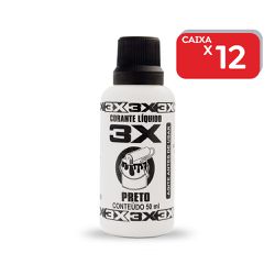 Corante 3X Líquido Bisnaga Preto 50ml - 1x12 Un - ... - Atacado Mirim
