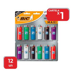 Isqueiro Bic Maxi - 1x12 Un - 268 - Atacado Mirim