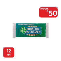 Prendedor de Roupa Quatro Estações 12Un - 50x12Un ... - Atacado Mirim