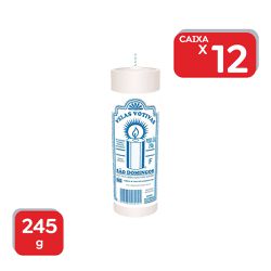 Vela São Domingos 7 Dias Branca 245g - 12x245g - 1... - Atacado Mirim
