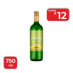 Vinho Nacional Canção Branco Suave 750ml - 12x750m... - Atacado Mirim