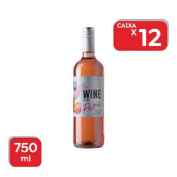 Vinho Cooler Nacional Canção Pêssego 750ml - 12x75... - Atacado Mirim
