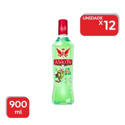 Vodca Askov Kiwi 900ml - 12x900ml. - 10441 - Atacado Mirim