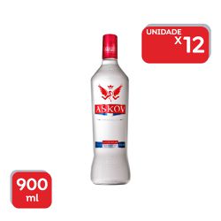 Vodca Askov 900ml - 12x900ml. - 2040 - Atacado Mirim