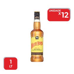 Whisky White Horse 1L - 12x1L. - 19693 - Atacado Mirim