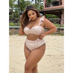 Biquíni Plus Size Alça Removível Nude 0129.11 - 01... - lOJA ONLINE MODA PLUS SIZE