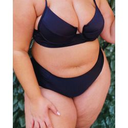 Calcinha de Biquíni Avulsa Lateral Franzida Fio Du... - LOJA ONLINE MODA PLUS SIZE