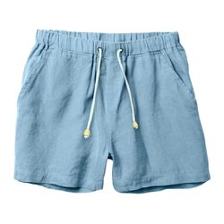 Bermuda Linho Premiun Masculina Azul Bebe - SHLI-A... - Atacado da Moda