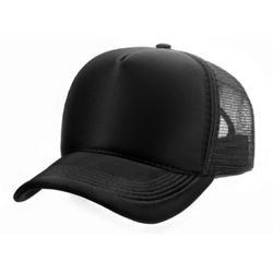 Boné Preto Telinha Snapback - BNPRTLLISO - Atacado da Moda