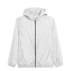 Jaqueta Corta Vento Impermeável Masculina Branco -... - Atacado da Moda