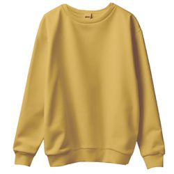 Moletom Gola Careca Sem Touca Moletinho Bege - MLG... - Atacado da Moda