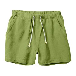 Bermuda Linho Premiun Masculina Verde Abacate - SH... - Atacado da Moda