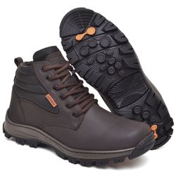 Bota De Couro Picker Café C.a 43.770 - PICKERCAFE0... - Atacado da Moda
