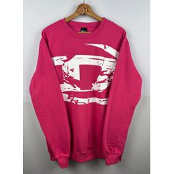 Moletom S/Capuz Diesel Rosa Copia - Atacado das Tailandesas